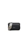 Emporio Armani Official Store Deer-print Mini Bag In Black