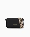 Emporio Armani Official Store Deer-print Mini Bag In Black