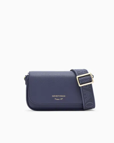 Emporio Armani Deer-print Mini Bag In Blue