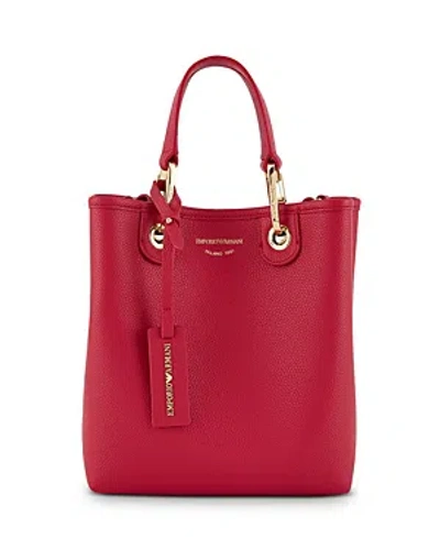 Emporio Armani Deer Print Myea Vertical Shopper Bag In Calico