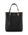 Emporio Armani Deer Print Myea Vertical Shopper Bag In Pepper