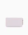 Emporio Armani Deer-print Myea Wallet With Wrap-around Zip In Pink