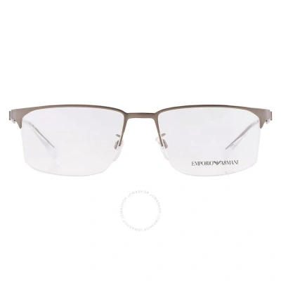 Emporio Armani Demo Rectangular Men's Eyeglasses Ea1143 3003 55 In N/a