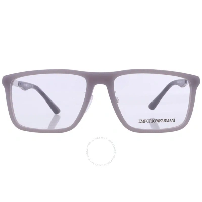 Emporio Armani Demo Rectangular Men's Eyeglasses Ea3221f 5126 54 In N/a