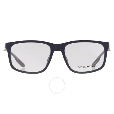 Emporio Armani Demo Square Eyeglasses Ea3209u 5088 54 In Blue