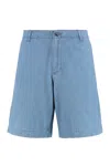 Emporio Armani Men's Denim Bermuda Shorts In Navy