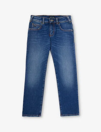 Emporio Armani Teen Boys Blue Denim Jeans