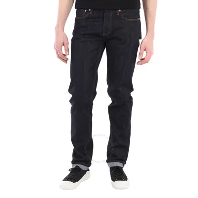 Emporio Armani Denim Blue Selvedge Comfort J75 Slim-fit Jeans