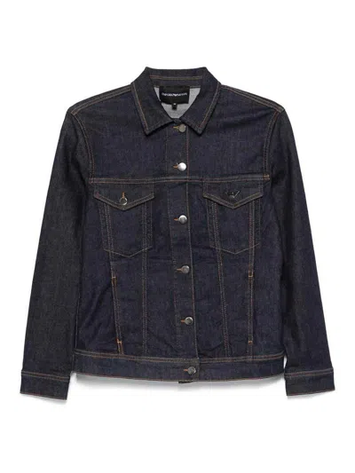 EMPORIO ARMANI DENIM COTTON JACKET