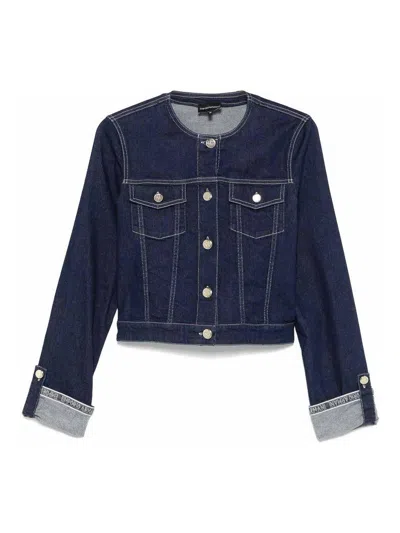 EMPORIO ARMANI DENIM COTTON JACKET