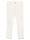 Emporio Armani Denim Cotton Jeans In White