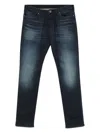 Emporio Armani Denim Jeans Belt Loops In Blue