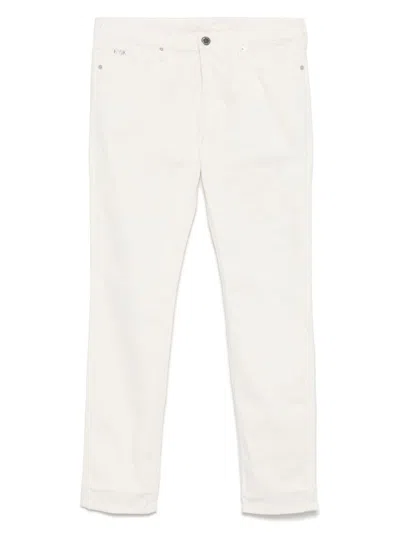 Emporio Armani Denim Cotton Jeans In White