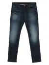 Emporio Armani Denim Jeans Belt Loops In Blue