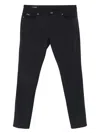 Emporio Armani Man Pants Black Size 31 Cotton, Elastane In Black