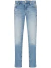 Emporio Armani J06 Distressed Slim-fit Jeans