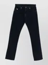 Emporio Armani Man Pants Black Size 31 Cotton, Elastane In Blue