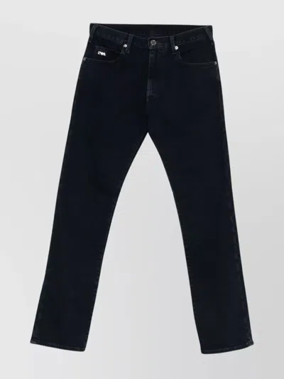 EMPORIO ARMANI DENIM COTTON JEANS BELT LOOPS