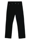 Emporio Armani Man Pants Black Size 31 Cotton, Elastane In Black