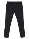 Emporio Armani Man Pants Black Size 31 Cotton, Elastane In Blue