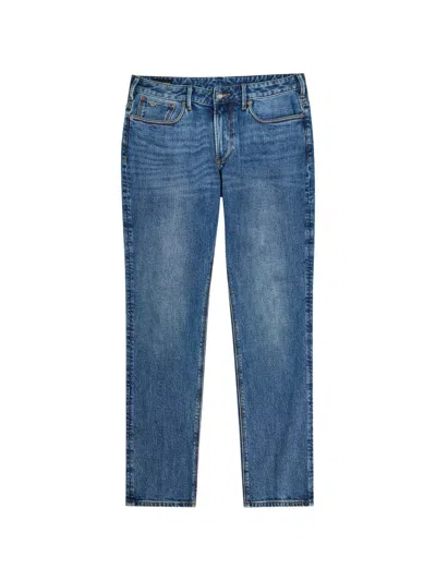 Emporio Armani Denim Cotton Jeans In Blue