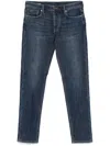 Emporio Armani Denim Cotton Jeans In Blue