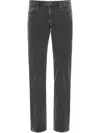 Emporio Armani Denim Cotton Jeans In Grey