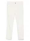 Emporio Armani Denim Cotton Jeans In White