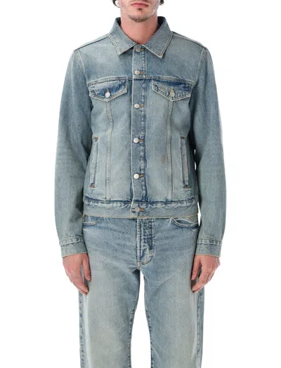 Emporio Armani Denim Jacket In Blue