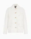 Emporio Armani Denim Jackets In White