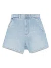 Emporio Armani Sky Blue Denim Shorts