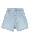 Emporio Armani Sky Blue Denim Shorts
