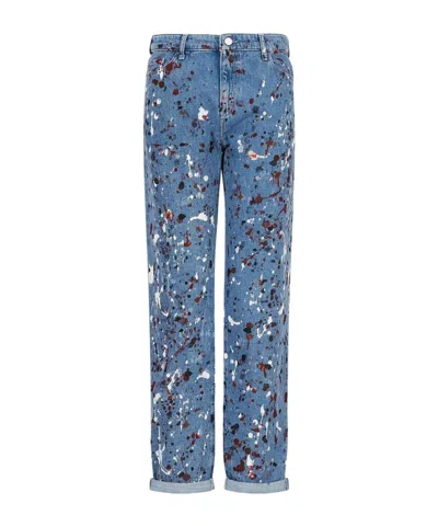 Emporio Armani Denim Trousers In Blue