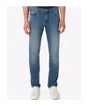 Emporio Armani Denim Trousers With Belt Loops In Blue
