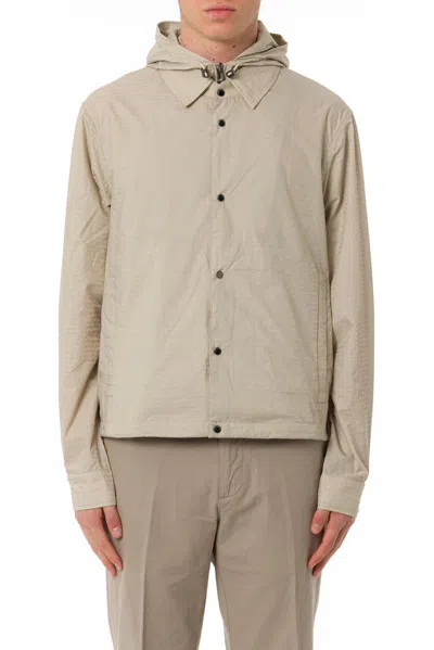 EMPORIO ARMANI DETACHABLE HOODED JACKET