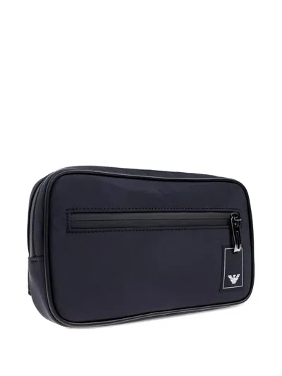 Emporio Armani Detachable Zip-fastening Backpack In Black