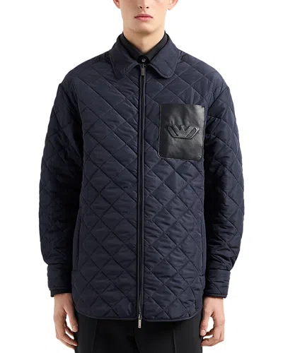 EMPORIO ARMANI DIAMOND QUILTED JACKET