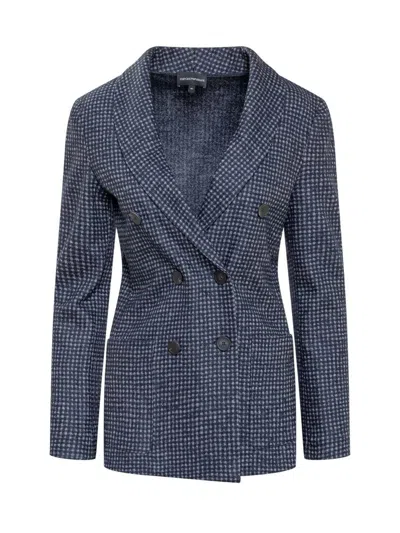 EMPORIO ARMANI EMPORIO ARMANI DOUBLE-BREASTED BLAZER