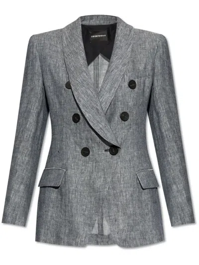 EMPORIO ARMANI DOUBLE-BREASTED BLAZER