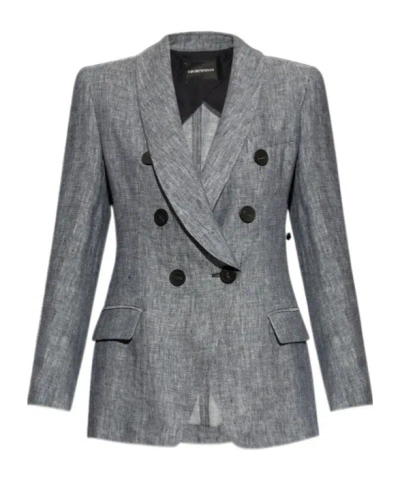 EMPORIO ARMANI EMPORIO ARMANI DOUBLE BREASTED BLAZER