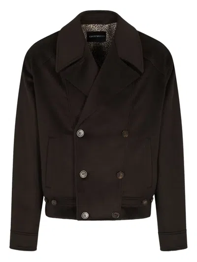 EMPORIO ARMANI DOUBLE-BREASTED BUTTON JACKET