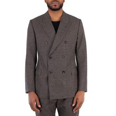 EMPORIO ARMANI EMPORIO ARMANI DOUBLE-BREASTED WOOL BLAZER