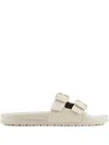 Emporio Armani Double Buckle Slides