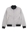 Emporio Armani Long-sleeved Double-sided Jacket In White