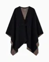 Emporio Armani Double-sided Wool Cape
