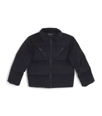 Emporio Armani Kids' Down Jacket (4-12 Years) In Navy