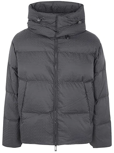 Emporio Armani Down Jacket Clothing In Green