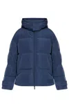 Emporio Armani Sv Recycled Down Jacket In Blue