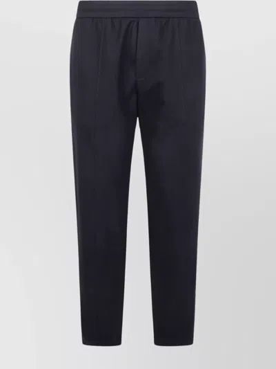 EMPORIO ARMANI DRAWSTRING CHINO TROUSERS WITH ELASTIC WAISTBAND