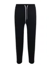 Emporio Armani Pants In Cotton Blend In Black